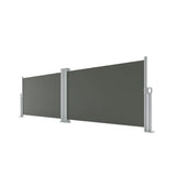 Retractable Side Awning for Patio Water UV Resistant Retractable Privacy Screen