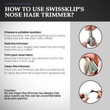 Swissklip Human Power Nose Hair Trimmer for Men Manual Nose Hair Trimmer for Women I Stainless Steel Ear