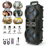 Portable 3000W Bluetooth Speaker Subwoofer Heavy Bass Sound