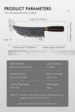 SHANGDAO 7.9" Cleaver Knife, Hand Forged Meat Cleaver Heavy Duty Chopper
