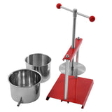 6L / 1.6 Gal Stainless Steel Barrels Press Machine, Manual Press Juicer for Pressing Juice