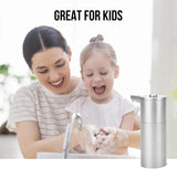 Touchless Automatic Soap Dispenser with Adjustable Volume for Kitchen and Bathroom, Hands-Free