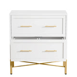 Tribesigns 2 Drawer File Cabinet, Modern Lateral Filing Cabinet for Letter