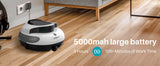 Cordless Pool Cleaner with 5000mah Up to 120 Mins Run time Two Adjustable