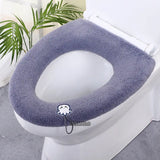 Toilet Seat Cover Mat Bathroom Toilet Lid Pad Winter Warm Cushion-MD DC PRINT