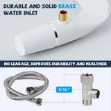 Bidet Attachment for Toilet Seat Dual Nozzle Rear and Feminine Wash Water Pressure Sprayer  Butt