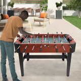 8-Rod Foosball Table Durable Structure Real Soccer Experience for Family
