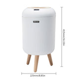 9.5L/10L Smart Dustbin Non-slip Footbed Automatic Sensor Wastebasket Kitchen Trash Bin for Kitchen/Bedroom/Living Room/Office