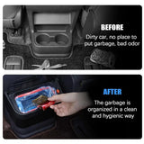 Waterproof In Car Trash Can for Toyota Sienna 2021 2022 2023 2024 Black