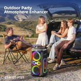 ZEALOT-PT21 200W Portable Wireless Bluetooth Speaker with Subwoofer