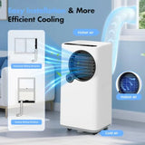 Portable air conditioner for home bedroom office use,white,16000 BTU 5-in-1