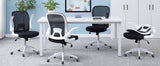 TCGBKAF White Foldable Office Chair Ergonomic Mesh Computer Chair