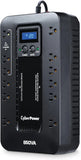 UPS Battery Backup and Surge Protector 850VA/510W w/ 12 Outlets for Home