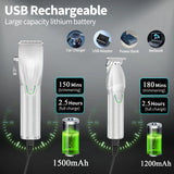 Rechargeable Barber Clippers for Hair Cutting, Professional Hair Clipper and