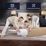 Firm Mattress 14 Inch - Hotel Collection Hybrid Mattress with 7-Zone Support