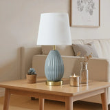 18" Table Lamp Set of 2 w/ E26 Socket, Up to 60W, Nightstand Lamps for Kids