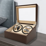 Watch Winder, 4+6 Automatic Watches Winders Storage Display Box