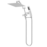 Hibbent  Dual Shower Head Combo, High Pressure Handheld Shower Wand, 16'' Adjustable