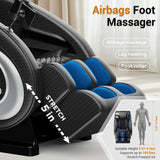 Zero Gravity Full Body Massage Chair with 8 Rollers Air Compression