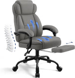 Ergonomic Office Chair with High Back Headrest,PU Leather Executive Desk Chair