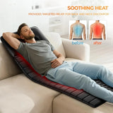Shiatsu Full Body Massage Mat with Heat Detachable Massager Pad for Pain