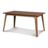 60-inch Rectangular Walnut Dining Table, Customizable