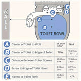 Bidet Attachment for Toilet, Non-Electric Bidet Ultra-Slim Dual Nozzle (Feminine/Rear Wash),