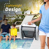 Automatic Robotic Pool Vacuum Cleaner with Active Scrubber Brush