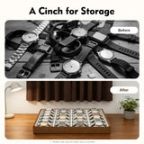 24 Slot Watch Box Organizer with Removable Pillows for Men Women, Home