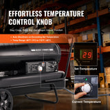 Portable Torpedo Diesel Space Heater with Thermostat Tank Energy