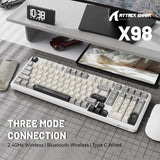 MAMBASNAKE x Attack Shark X98 Wireless Mechanical Keyboard,Gasket Hot Swappable Custom Keyboard