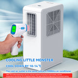 Portable Air Conditioner Mobile Air Cooler Dehumidifier w/4H Timer Remote
