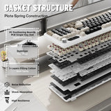 ATTACK SHARK X98Pro Wireless Mechanical Keyboard with Screen & Knob