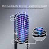 Hair Straightening Comb, Negative Will Not Damage Hair, Wireless and Portable for Home Use, Rechargeable Hair Straightener, Dual-Purpose Electric Hairdressing Comb