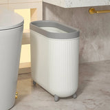 Luxury Large Capacity Trash Can Gold Luxury Trash Can High push Plastic Kitchen Trash Can with Lid Bathroom Trash Can
