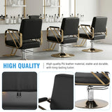 Stylist Chair Capacity 420 Lbs Styling Equipment with Heavy Duty Hydraulic Pump 360 Swivel Adjustable