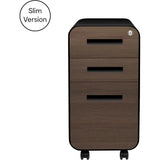 Furniture Stockpile Slim 3-Drawer Mobile File Cabinet with Lock - Under Desk