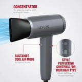 PowerMove Hair Dryer for salon use, lightweight plastic dryer in black with advanced