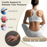 Square Chair Cushions for Dining Chairs 6 Pack Non Slip Seat Cushions for Kitchen Chairs Indoor Thick Dining Room Chair Pads wit