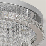 Modern K9 Luxury Crystal Ceiling Lamp Smart Led Living Dining Room