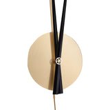 20" Classical Large Decorative Wall Clock w/ Pendulum for Living Room,(Gold)