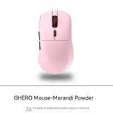 Incott Ghero Pro Wireless Mouse Dual Mode Paw3395 8k 2.4G Ergonomics TTC Golden Wheel