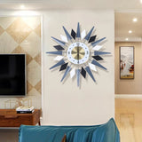 23.6 Inch Modern Large Decorative Wall Clock Silent Non Ticking