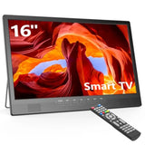 16 - Inch LCD Small Smart TV with WiFi, Bulit-in 180°Adjustable Stand