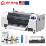 A3 Plus XP600 DTF Printer,Direct to Film,2X-Speed Compared to L1800,5" LED Multi-Function Display