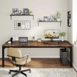 Tribesigns 78.7 Inches Extra Long Computer Desk 2 Person Desk, Double Long Desk