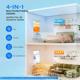 8000 BTU Inverter Window Air Conditioner with Heater amp WiFi with Remote