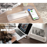 Peripage P40 A4 Portable Thermal Printer Wireless Mobile Photo Printer Support 2''/3''/4''/216mm/210mm A4&A5 Paper Width Inkless