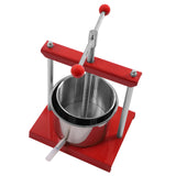 6L / 1.6 Gal Stainless Steel Barrels Press Machine, Manual Press Juicer for Pressing Juice