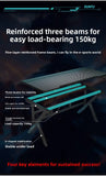 Two-Section Split Solid Wood Computer Gaming Desk  | Ergonomic Home Office